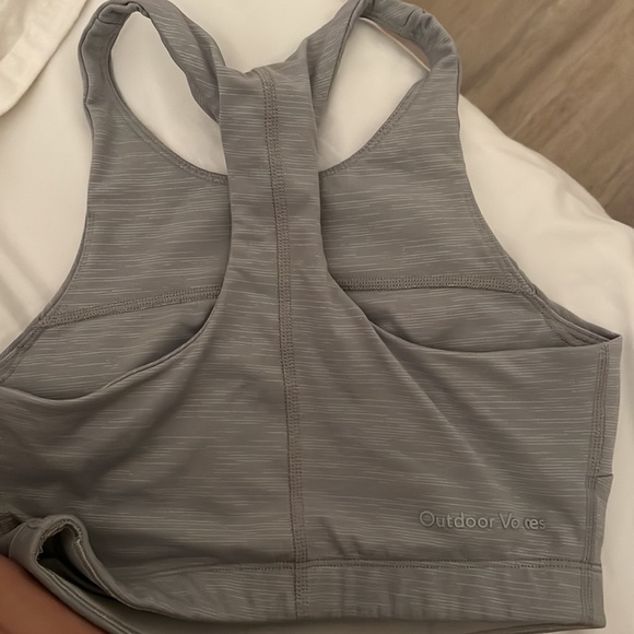 Outdoor Voices TechSweat crop top in grey sz XS - Picture 7 of 9